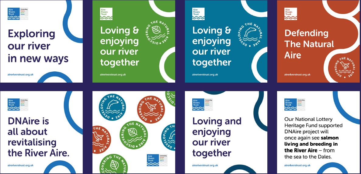Aire Rivers Trust Social Media Asset Templates