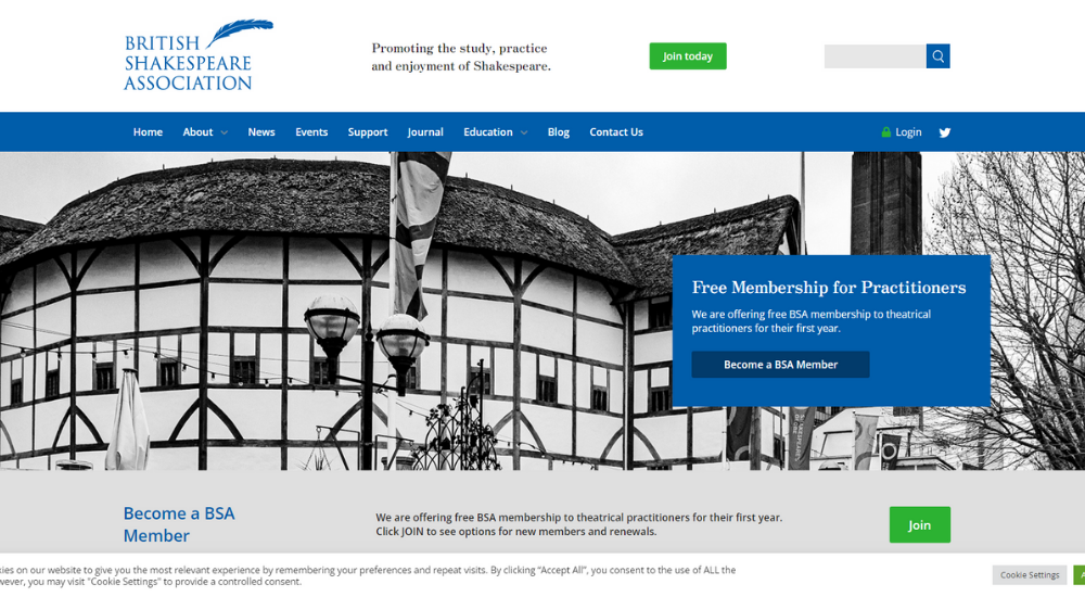 BSA Charity Web Development Screenshot