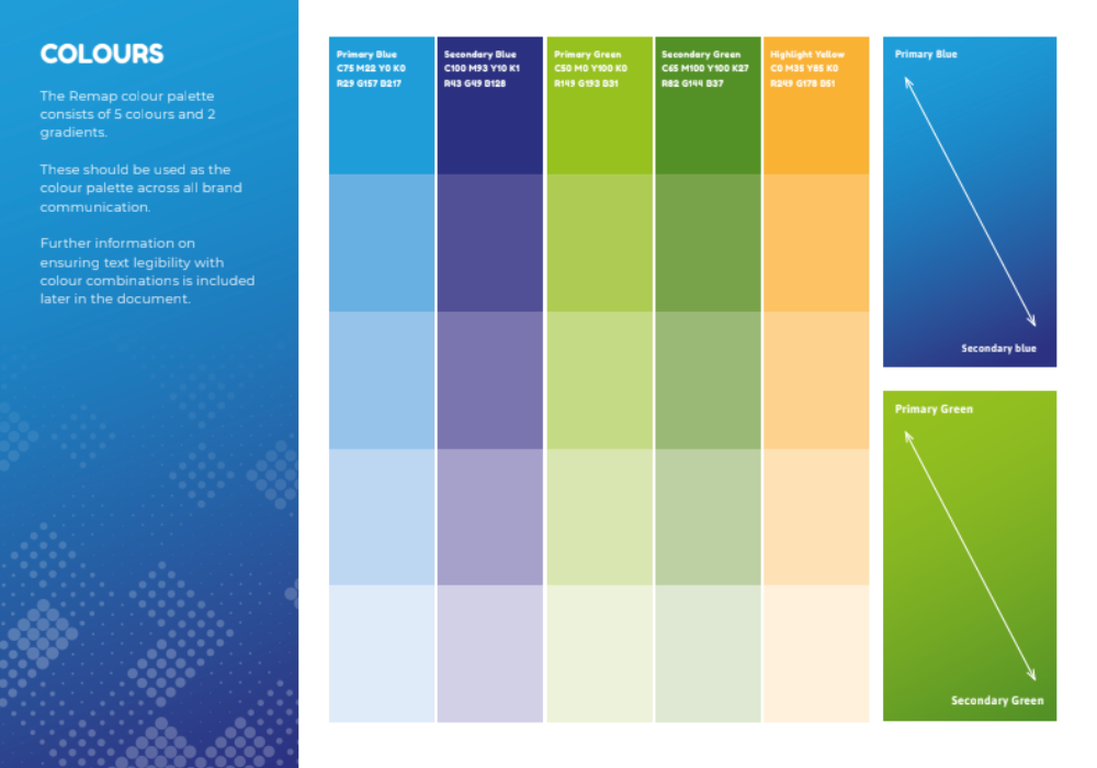 REMAP Brand Colours