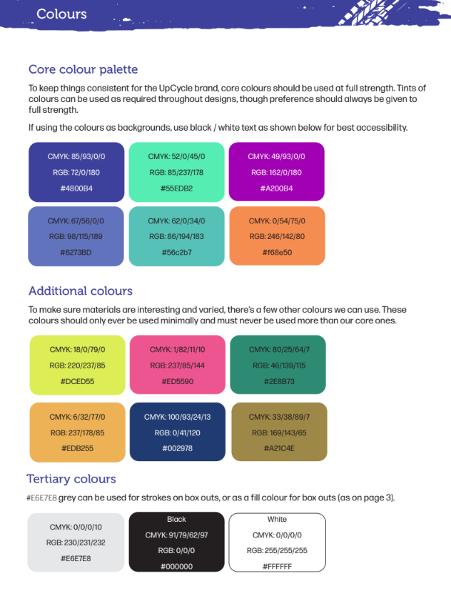 Upcycle Colour Palette